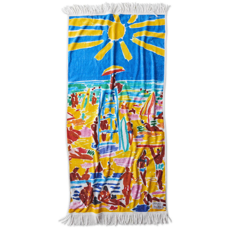 Kip&Co X Ken Done Beach Life Terry Beach Towel One Size