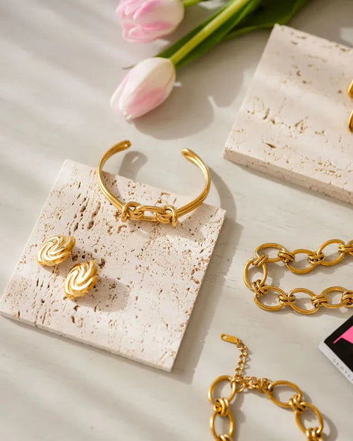 Cecile Buckle Cuff Bangle