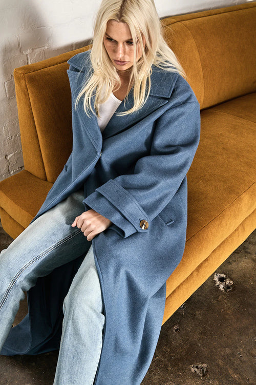 Gwyneth Coat | Denim Blue
