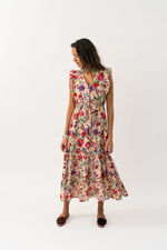 Samo Midi Dress | Flower Print