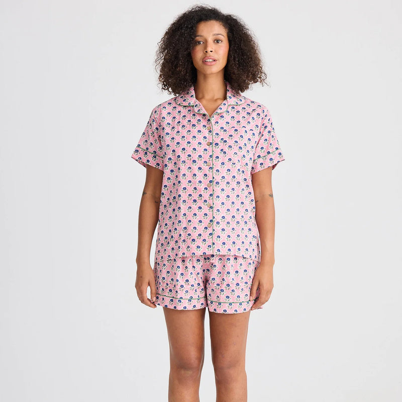 NAMASTE PYJAMA SET | Ditsy Daisy print