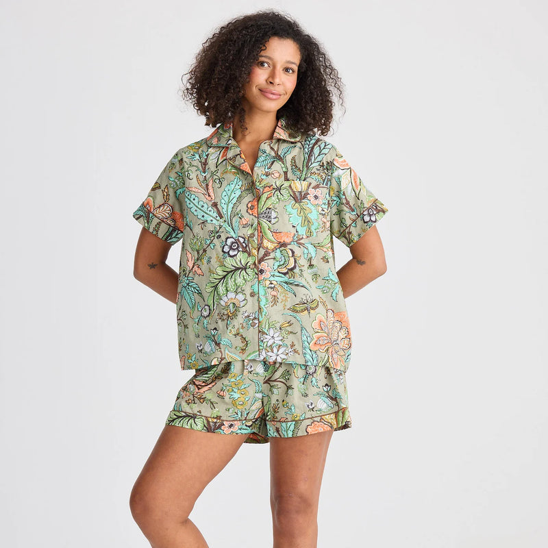 NAMASTE PYJAMA SET | Madagascar print