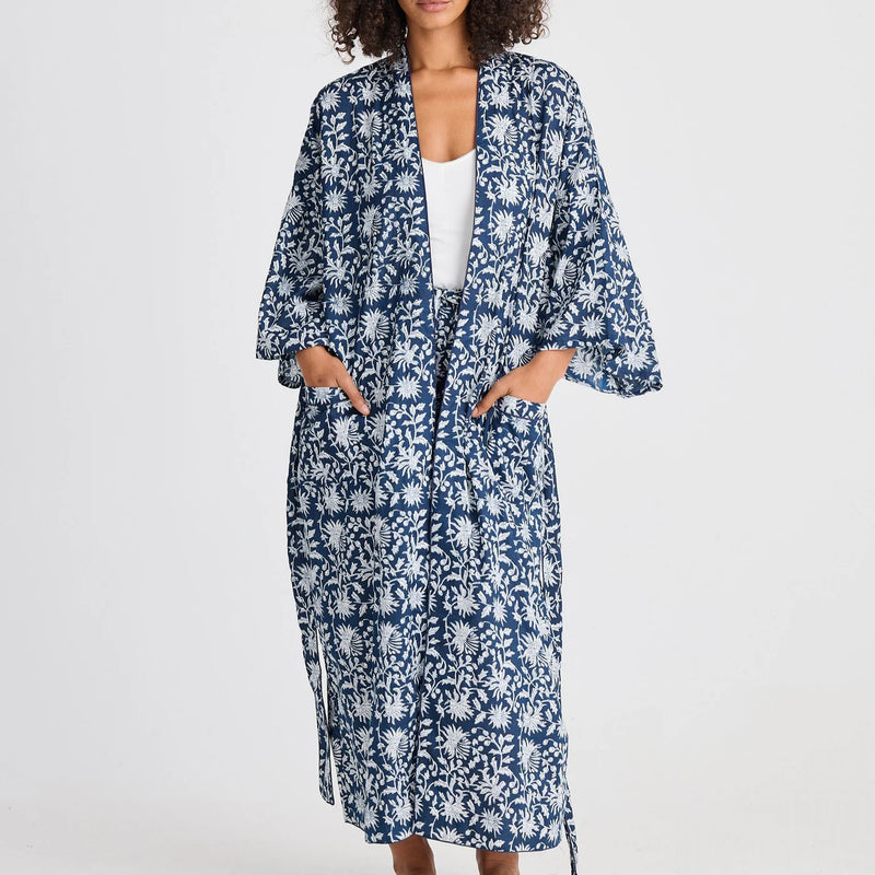 Namaste Robe | Wild Paisley Print