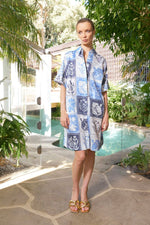 Kiara Botanical Dress | Denim
