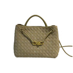 Woven Nubuck leather  bag | Small