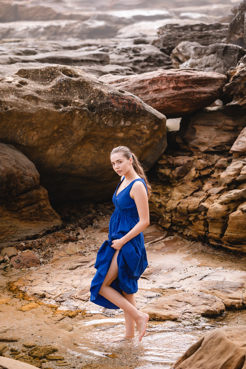 Emily Dress | Majorelle Blue