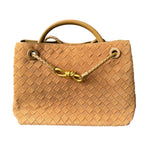 Woven Nubuck Suede leather bag | Small