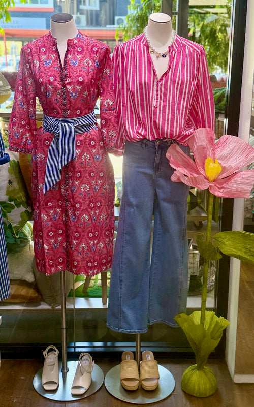 Cirque Midi Dress | Hindi Raspberry