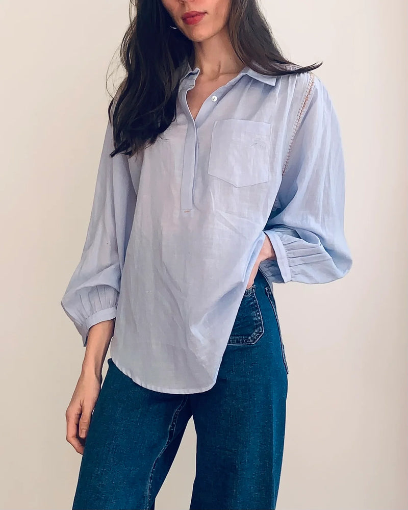 New Birkin Blouse | Blue