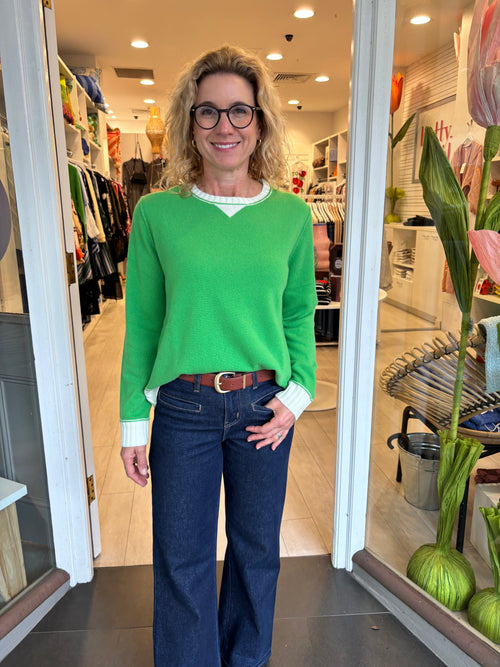 Boyfriend Sweater | Lime