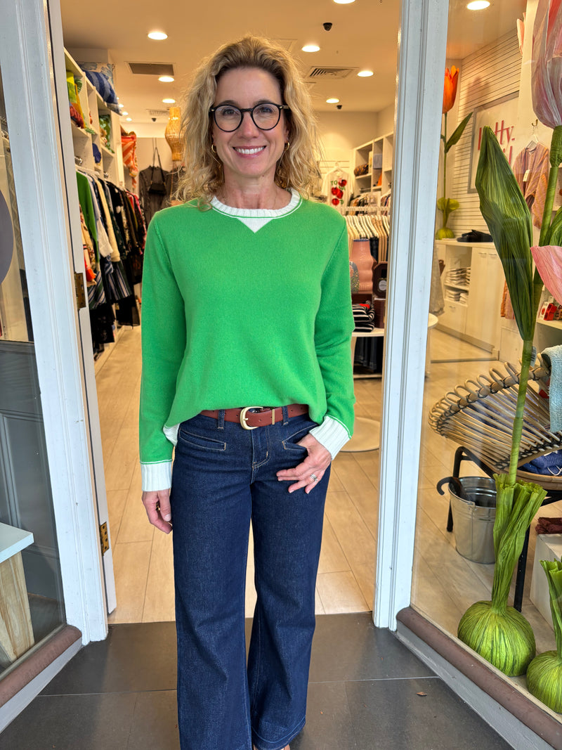 Boyfriend Sweater | Lime