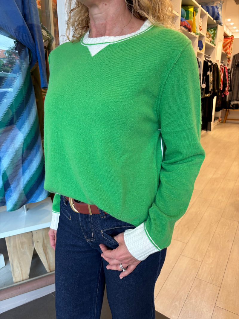 Boyfriend Sweater | Lime