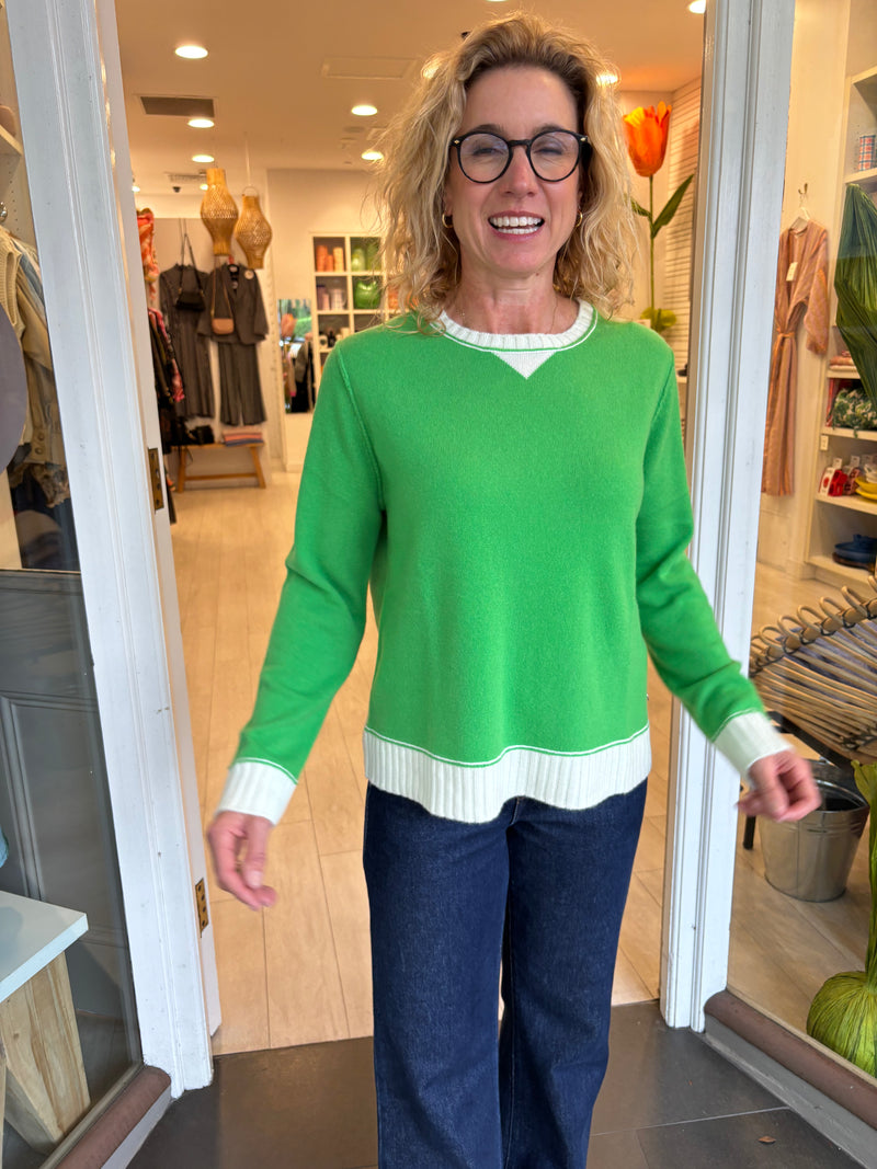 Boyfriend Sweater | Lime