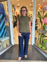 Rural Khaki Cable vest