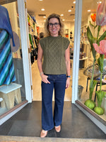 Rural Khaki Cable vest