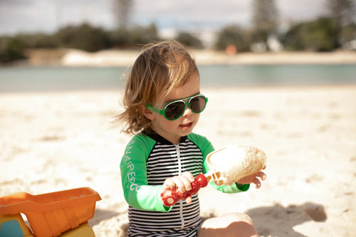 Pete Jelly Green Kids Sunnies