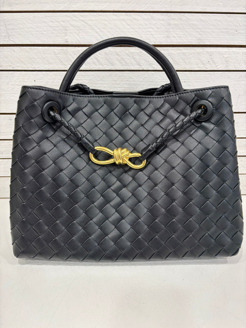 Woven Leather bag | Small
