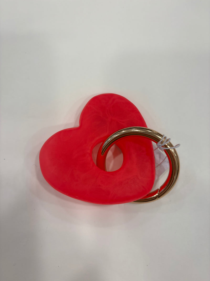 Heart Resin Keyring