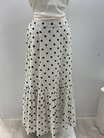 Ballet Skirt | Navy Polka Dot