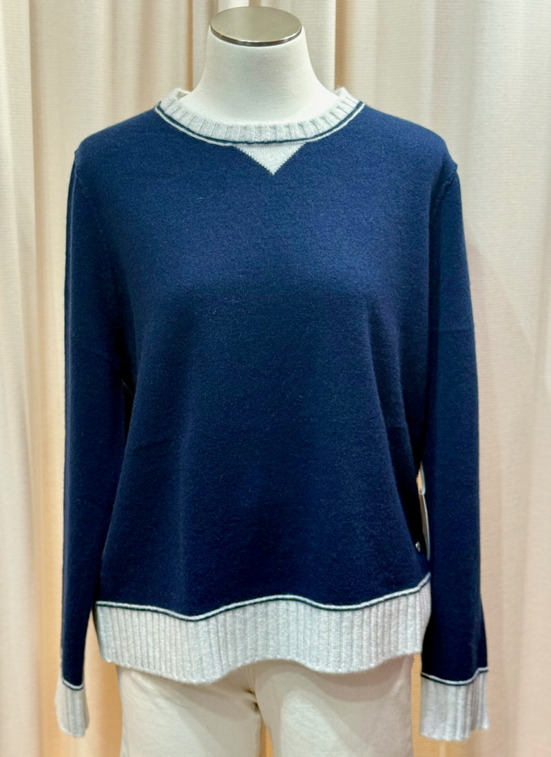 Boyfriend Sweater | Midnight Navy