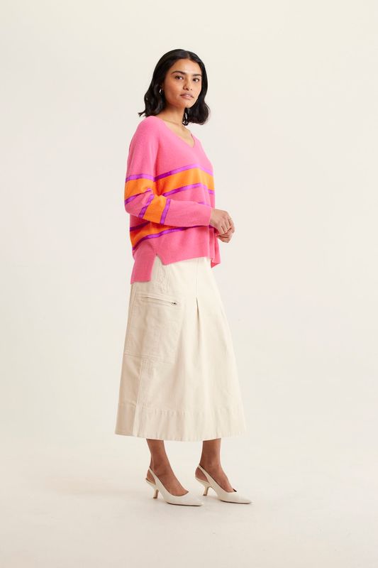 Brooklyn Sweater | Electric Pink