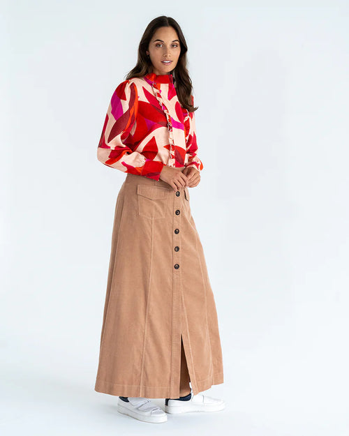 Hudson Maxi Skirt | Camel