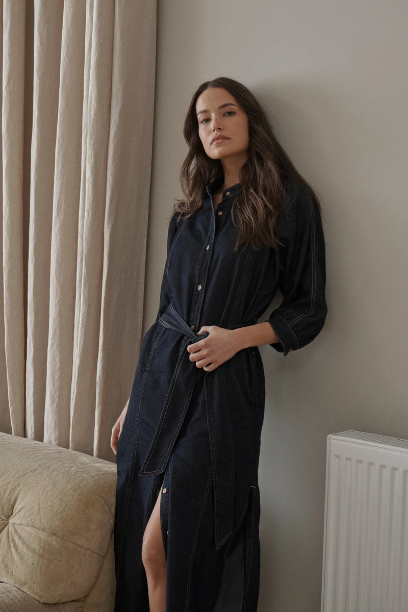 Isla Dress | Indigo