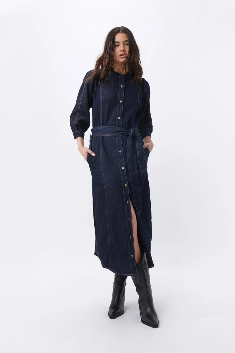 Isla Dress | Indigo