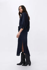 Isla Dress | Indigo