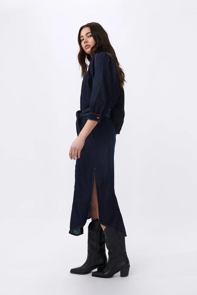 Isla Dress | Indigo