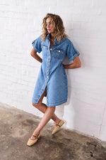 Simone Dress | Check Stitch