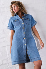 Simone Dress | Check Stitch