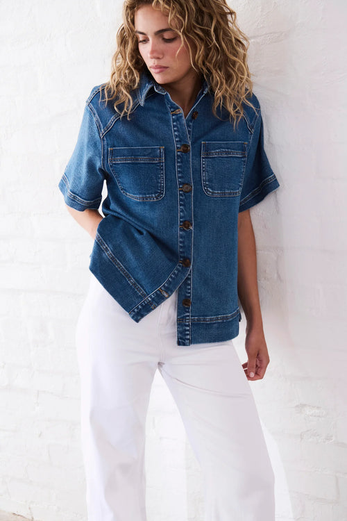 Zoe Shirt | Dakota Wash
