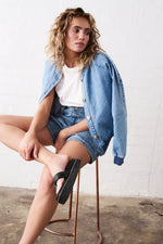 Sabrina Bomber Check Stitch