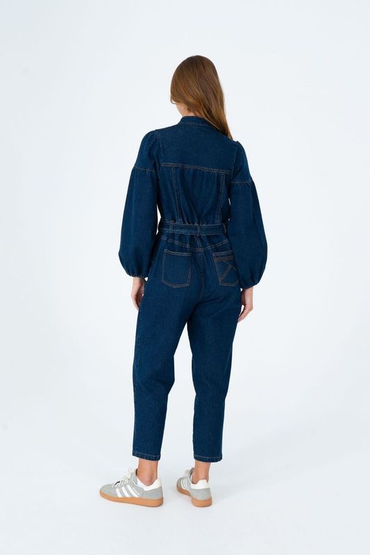 Darcy Denim Jumpsuit | Dark