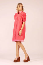 July Linen Midi | Watermelon