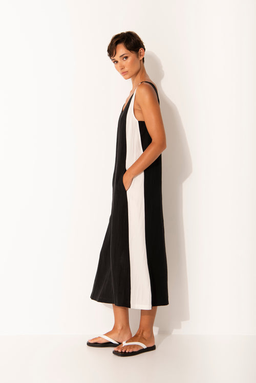 Dress Malta | Black/White