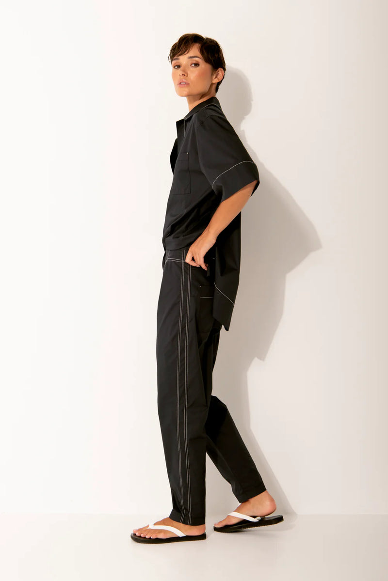 Shirt Paros | Black/White
