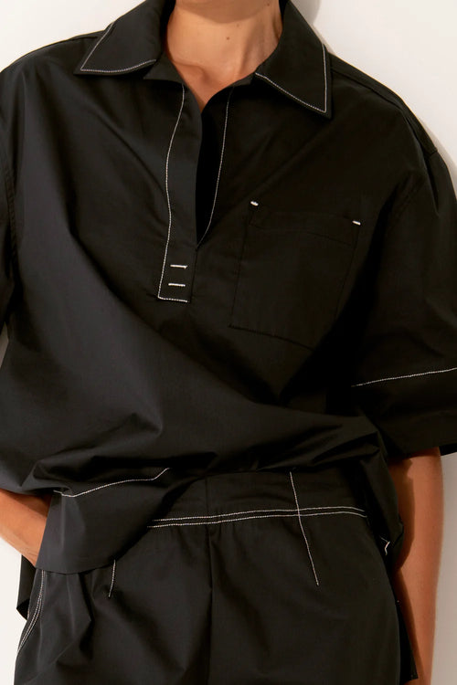 Shirt Paros | Black/White