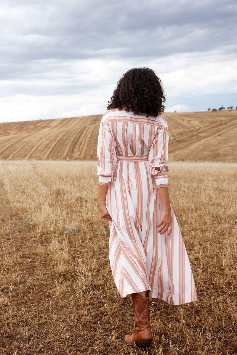 Arlet dress | Peony Antique stripe