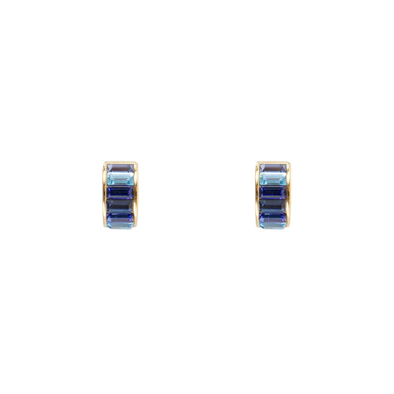 Blue Ombre Crystal Huggies