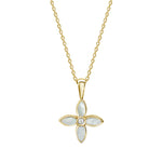 Floral Necklace Gold