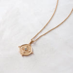 Sahara Medallion Necklace Gold