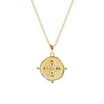 Sahara Medallion Necklace Gold