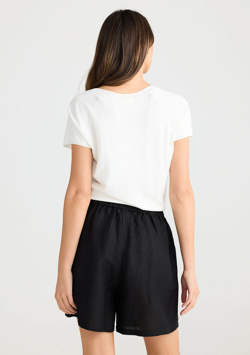 Miami Shorts | Black Linen