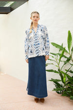 Chloe Bird Blouse | White