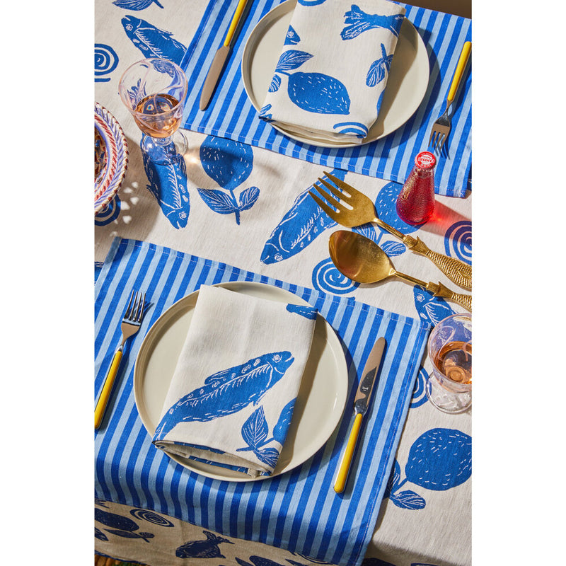 Sardines Blue Napkins