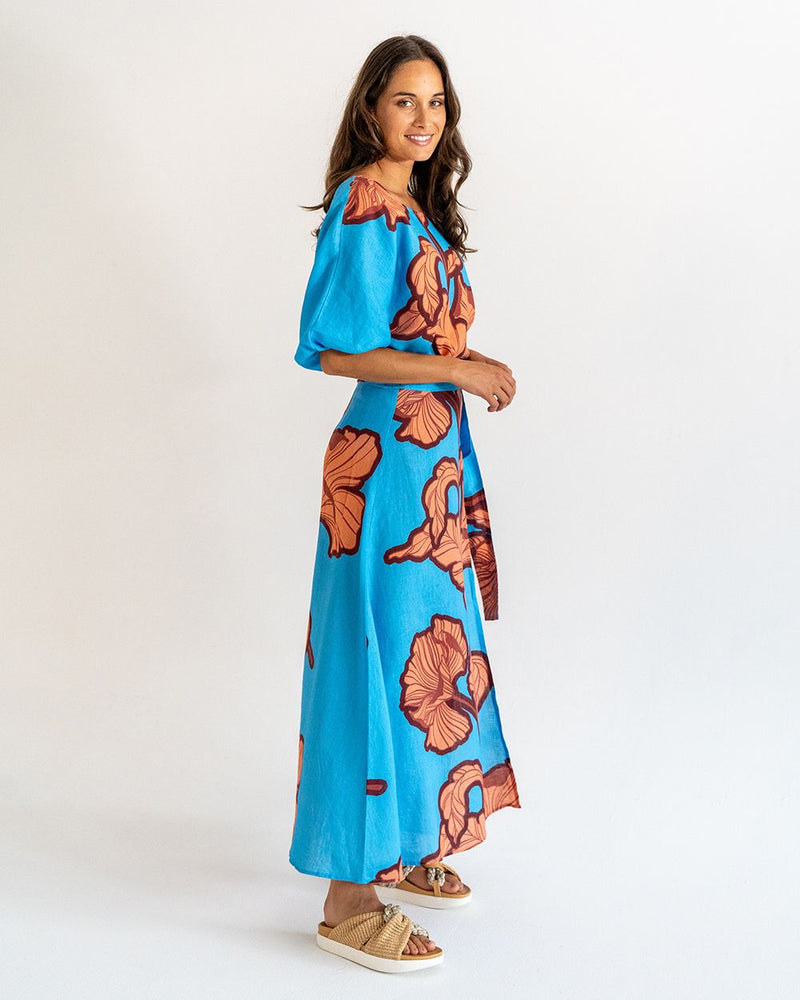 La Rocca Wrap Skirt | Hibiscus