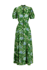 Oceanus Dress | Bloom Jungle Green