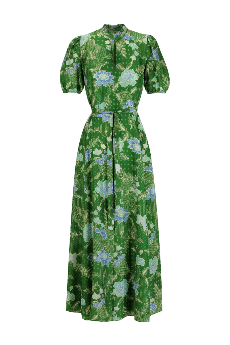 Oceanus Dress | Bloom Jungle Green